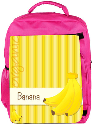 

Snoogg Eco Friendly Canvas Bright Organic Banana Card In Vector Format Backpack Rucksack School Travel Unisex Casual Canvas Bag Bookbag Satchel 5 L Backpack(Pink)