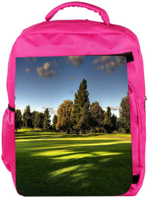 

Snoogg Eco Friendly Canvas Golf Park Designer Backpack Rucksack School Travel Unisex Casual Canvas Bag Bookbag Satchel 5 L Backpack(Pink)