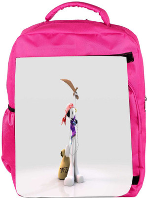

Snoogg Eco Friendly Canvas Mp3 Sailor Designer Backpack Rucksack School Travel Unisex Casual Canvas Bag Bookbag Satchel 5 L Backpack(Pink)