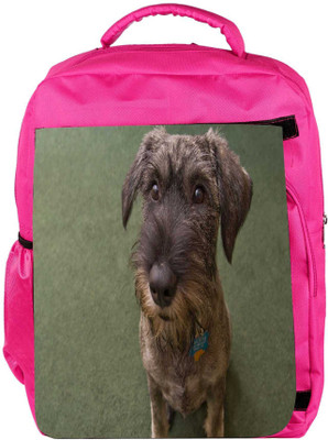 

Snoogg Eco Friendly Canvas Dog Shocking Face Designer Backpack Rucksack School Travel Unisex Casual Canvas Bag Bookbag Satchel 5 L Backpack(Pink)