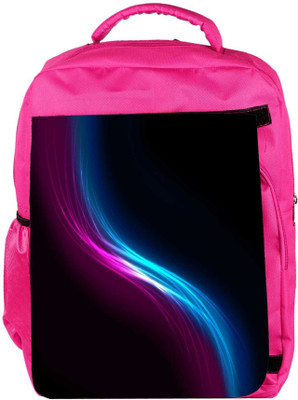 

Snoogg Eco Friendly Canvas Pink And Blue Layer Designer Backpack Rucksack School Travel Unisex Casual Canvas Bag Bookbag Satchel 5 L Backpack(Pink)