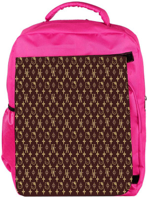 

Snoogg Eco Friendly Canvas Multiple Cat Art Design Designer Backpack Rucksack School Travel Unisex Casual Canvas Bag Bookbag Satchel 5 L Backpack(Pink)