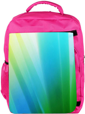 

Snoogg Eco Friendly Canvas Greeny Design Designer Backpack Rucksack School Travel Unisex Casual Canvas Bag Bookbag Satchel 5 L Backpack(Pink)
