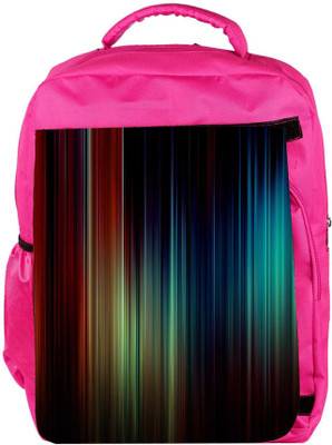 

Snoogg Eco Friendly Canvas Vivid Multicolor Designer Backpack Rucksack School Travel Unisex Casual Canvas Bag Bookbag Satchel 5 L Backpack(Pink)