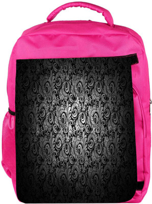 

Snoogg Eco Friendly Canvas Abstract Pattern Design Designer Backpack Rucksack School Travel Unisex Casual Canvas Bag Bookbag Satchel 5 L Backpack(Pink)