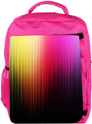 

Snoogg Eco Friendly Canvas Multicolor Pattern Design Designer Backpack Rucksack School Travel Unisex Casual Canvas Bag Bookbag Satchel 5 L Backpack(Pink)