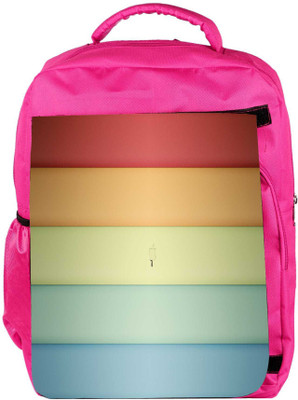 

Snoogg Eco Friendly Canvas Apple Wallpaper Designer Backpack Rucksack School Travel Unisex Casual Canvas Bag Bookbag Satchel 5 L Backpack(Pink)