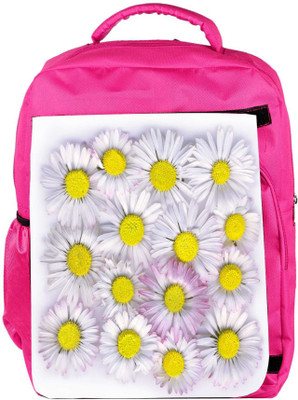 

Snoogg Eco Friendly Canvas Daisies Isolated On A White Background Backpack Rucksack School Travel Unisex Casual Canvas Bag Bookbag Satchel 5 L Backpack(Pink)