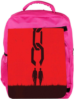 

Snoogg Eco Friendly Canvas Chain Men Backpack Rucksack School Travel Unisex Casual Canvas Bag Bookbag Satchel 5 L Backpack(Pink)