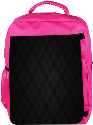 

Snoogg Eco Friendly Canvas Dark Square Texture Designer Backpack Rucksack School Travel Unisex Casual Canvas Bag Bookbag Satchel 5 L Backpack(Pink)
