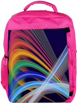 

Snoogg Eco Friendly Canvas Colorful Tribals Designer Backpack Rucksack School Travel Unisex Casual Canvas Bag Bookbag Satchel 5 L Backpack(Pink)
