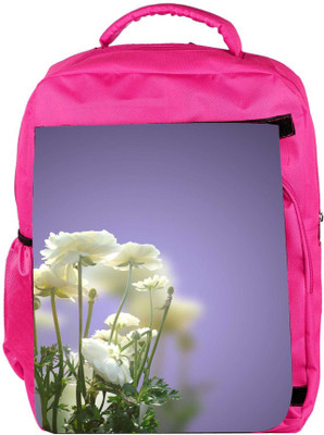 

Snoogg Eco Friendly Canvas Anniversary Flowers Backpack Rucksack School Travel Unisex Casual Canvas Bag Bookbag Satchel 5 L Backpack(Pink)