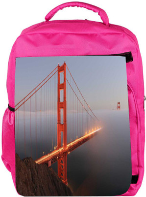 

Snoogg Eco Friendly Canvas Smog In Sealing Designer Backpack Rucksack School Travel Unisex Casual Canvas Bag Bookbag Satchel 5 L Backpack(Pink)