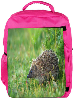 

Snoogg Eco Friendly Canvas Sitting At A Place Designer Backpack Rucksack School Travel Unisex Casual Canvas Bag Bookbag Satchel 5 L Backpack(Pink)