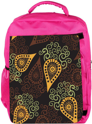 

Snoogg Eco Friendly Canvas Yellow Pattern Designer Backpack Rucksack School Travel Unisex Casual Canvas Bag Bookbag Satchel 5 L Backpack(Pink)