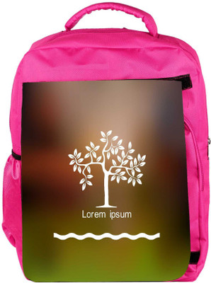 

Snoogg Eco Friendly Canvas Stylized Tree Backpack Rucksack School Travel Unisex Casual Canvas Bag Bookbag Satchel 5 L Backpack(Pink)