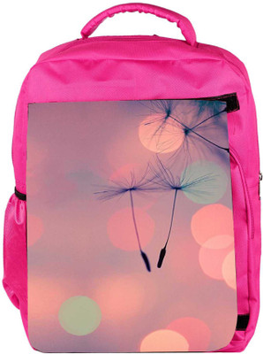 

Snoogg Eco Friendly Canvas Dandelions At Sunset Backpack Rucksack School Travel Unisex Casual Canvas Bag Bookbag Satchel 5 L Backpack(Pink)