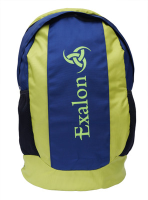 

Exalon Men's Polyester 24 L Laptop Backpack(Green), Green & blue