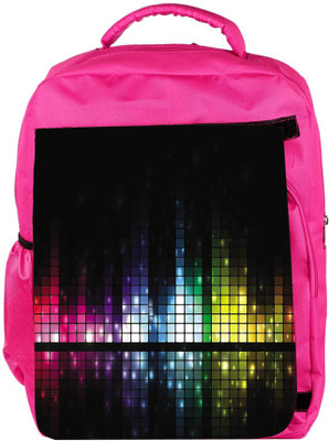 

Snoogg Eco Friendly Canvas Sound Bar Backpack Rucksack School Travel Unisex Casual Canvas Bag Bookbag Satchel 5 L Backpack(Pink)