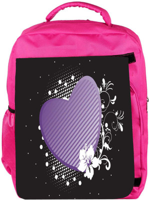 

Snoogg Eco Friendly Canvas Abstract Floral Frames Series Backpack Rucksack School Travel Unisex Casual Canvas Bag Bookbag Satchel 5 L Backpack(Pink)