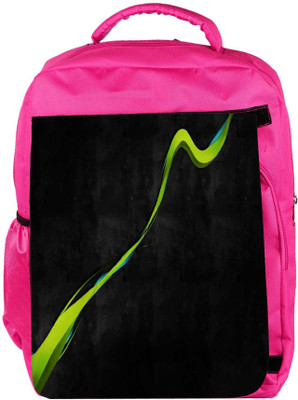 

Snoogg Eco Friendly Canvas Green Paint Designer Backpack Rucksack School Travel Unisex Casual Canvas Bag Bookbag Satchel 5 L Backpack(Pink)