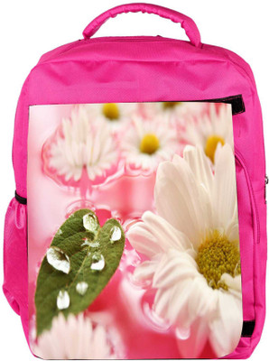 

Snoogg Eco Friendly Canvas Beautiful Flower In Nature Background Backpack Rucksack School Travel Unisex Casual Canvas Bag Bookbag Satchel 5 L Backpack(Pink)