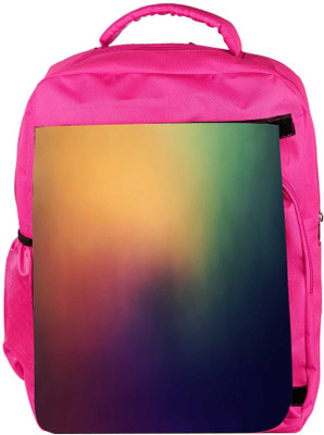 

Snoogg Eco Friendly Canvas Lite To Dark From Corner Designer Backpack Rucksack School Travel Unisex Casual Canvas Bag Bookbag Satchel 5 L Backpack(Pink)