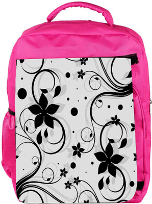 

Snoogg Eco Friendly Canvas Seamless Floral Pattern Abstract Background Backpack Rucksack School Travel Unisex Casual Canvas Bag Bookbag Satchel 5 L Backpack(Pink)