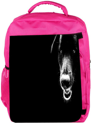 

Snoogg Eco Friendly Canvas Dog Designer Backpack Rucksack School Travel Unisex Casual Canvas Bag Bookbag Satchel 5 L Backpack(Pink)