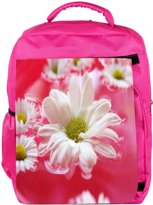 

Snoogg Eco Friendly Canvas Beautiful Flower In Nature Background Backpack Rucksack School Travel Unisex Casual Canvas Bag Bookbag Satchel 5 L Backpack(Pink)