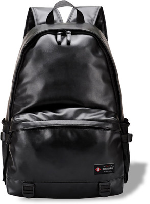 

Bonmaro Panther Black PU 25 L Backpack(Black), #000000