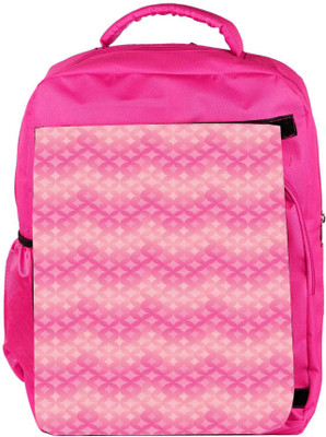 

Snoogg Eco Friendly Canvas Star Pink Circular Pattern Backpack Rucksack School Travel Unisex Casual Canvas Bag Bookbag Satchel 5 L Backpack(Pink)