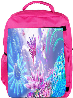 

Snoogg Eco Friendly Canvas Pink Petals Designer Backpack Rucksack School Travel Unisex Casual Canvas Bag Bookbag Satchel 5 L Backpack(Pink)