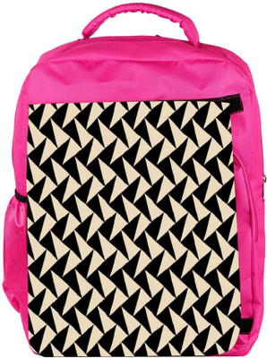

Snoogg Eco Friendly Canvas Abstract Pattern Backpack Rucksack School Travel Unisex Casual Canvas Bag Bookbag Satchel 5 L Backpack(Pink)