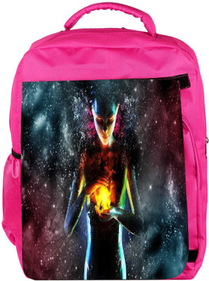 

Snoogg Eco Friendly Canvas Fire Women Designer Backpack Rucksack School Travel Unisex Casual Canvas Bag Bookbag Satchel 5 L Backpack(Pink)