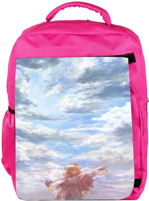 

Snoogg Eco Friendly Canvas Baby Sky Girl Sky Bird Designer Backpack Rucksack School Travel Unisex Casual Canvas Bag Bookbag Satchel 5 L Backpack(Pink)