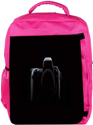 

Snoogg Eco Friendly Canvas Nikon Camera Designer Backpack Rucksack School Travel Unisex Casual Canvas Bag Bookbag Satchel 5 L Backpack(Pink)