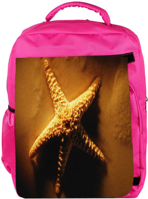 

Snoogg Eco Friendly Canvas Star Fish Designer Backpack Rucksack School Travel Unisex Casual Canvas Bag Bookbag Satchel 5 L Backpack(Pink)