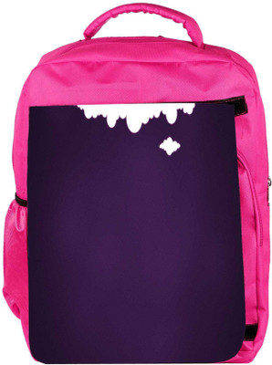 

Snoogg Eco Friendly Canvas Purple Background Designer Backpack Rucksack School Travel Unisex Casual Canvas Bag Bookbag Satchel 5 L Backpack(Pink)