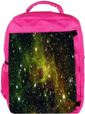 

Snoogg Eco Friendly Canvas Galaxy Designer Backpack Rucksack School Travel Unisex Casual Canvas Bag Bookbag Satchel 5 L Backpack(Pink)