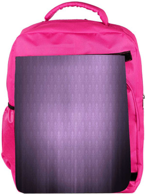 

Snoogg Eco Friendly Canvas Abstract Purple Pattern Designer Backpack Rucksack School Travel Unisex Casual Canvas Bag Bookbag Satchel 5 L Backpack(Pink)