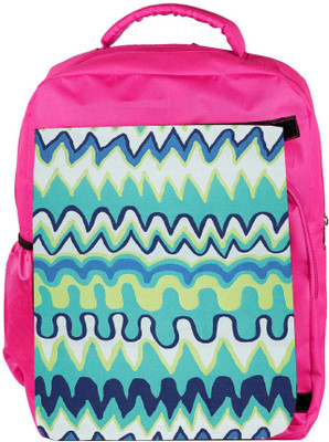 

Snoogg Eco Friendly Canvas Droplets Best Aztec Backpack Rucksack School Travel Unisex Casual Canvas Bag Bookbag Satchel 5 L Backpack(Pink)