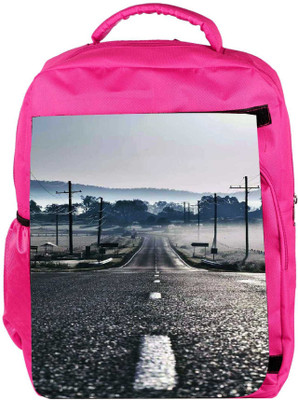 

Snoogg Eco Friendly Canvas Road To Peace Backpack Rucksack School Travel Unisex Casual Canvas Bag Bookbag Satchel 5 L Backpack(Pink)