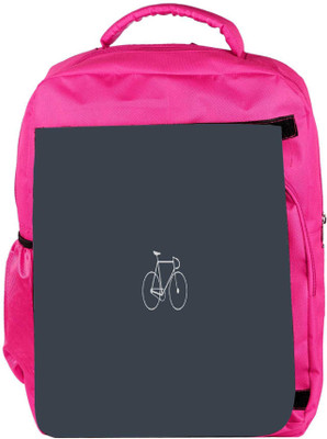 

Snoogg Eco Friendly Canvas Simple Cycle Designer Backpack Rucksack School Travel Unisex Casual Canvas Bag Bookbag Satchel 5 L Backpack(Pink)
