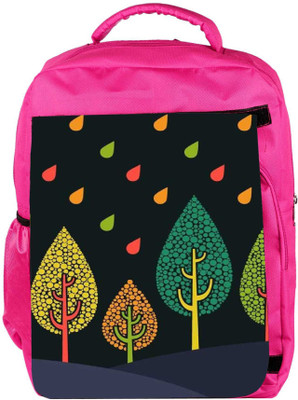 

Snoogg Eco Friendly Canvas Tree Cool Backpack Rucksack School Travel Unisex Casual Canvas Bag Bookbag Satchel 5 L Backpack(Pink)