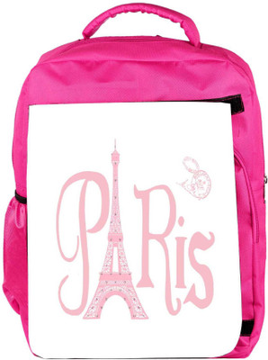 

Snoogg Eco Friendly Canvas Paris Eiffel A 2500 Backpack Rucksack School Travel Unisex Casual Canvas Bag Bookbag Satchel 5 L Backpack(Pink)