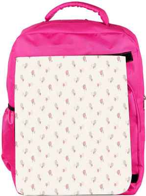 

Snoogg Eco Friendly Canvas Splash Flower Pattern Backpack Rucksack School Travel Unisex Casual Canvas Bag Bookbag Satchel 5 L Backpack(Pink)