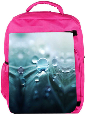 

Snoogg Eco Friendly Canvas Pure Dew Backpack Rucksack School Travel Unisex Casual Canvas Bag Bookbag Satchel 5 L Backpack(Pink)