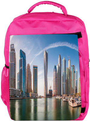 

Snoogg Eco Friendly Canvas Swimming Pool Designer Backpack Rucksack School Travel Unisex Casual Canvas Bag Bookbag Satchel 5 L Backpack(Pink)