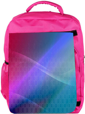 

Snoogg Eco Friendly Canvas Abstract Multiolor Wall Designer Backpack Rucksack School Travel Unisex Casual Canvas Bag Bookbag Satchel 5 L Backpack(Pink)